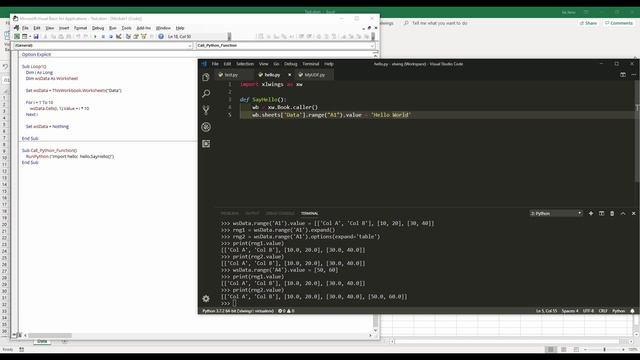 Automate Excel with Python and xlwings Part 2: Run Python Function in Excel смотреть онлайн