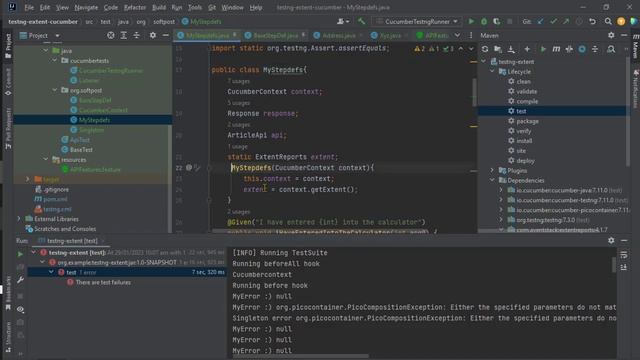 org.picocontainer.PicoCompositionException Either the specified parameters do not match any of the смотреть онлайн