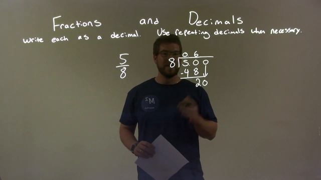 Write as a Decimal 5/8 смотреть онлайн