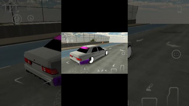 Дрифт настройка на Mercedes-Benz e-190 в кар паркинге смотреть онлайн