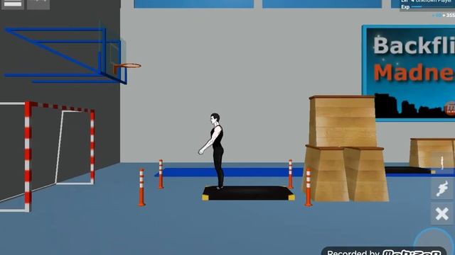 Прохождение игры про паркур сальто назад☺☺☺☺