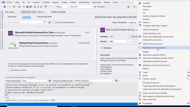 Conectando MySQL en N Capas con Entity Framework Core 5 смотреть онлайн