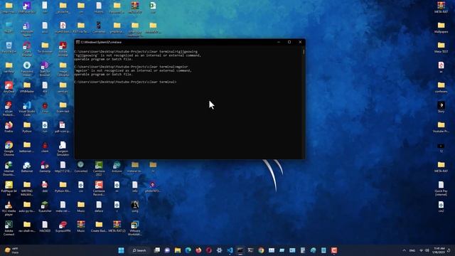 How to clear terminal with python смотреть онлайн