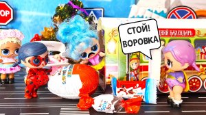 ПОДДЕЛКА УКРАЛА СЮРПРИЗЫ ?? Куклы ЛОЛ LOL сюрприз КИНДЕР АДВЕНТ КАЛЕНДАРЬ Смешные мультики Даринел