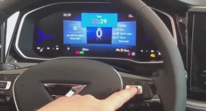 Настройка часов на Jetta VS 5 с цифровой панелью.