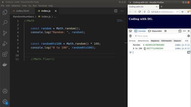 How to get a random number in JavaScript смотреть онлайн