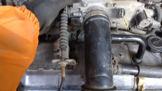 Mazda Demio 1997 dw3w дорестайл. Звук работы двигателя после регулировки зазоров клапанов. смотреть онлайн