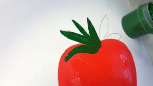 «Помидор и огурец» видеоуроки по рисованию для детей 4-5 лет. #art #видеоуроки #рисуем #овощи