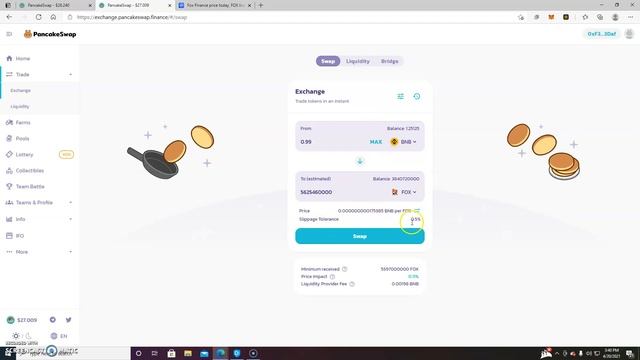 PANCAKE ROUTER: INSUFFICIENT OUTPUT AMOUNT: How to fix Transaction ERROR on Pancake Swap. смотреть онлайн