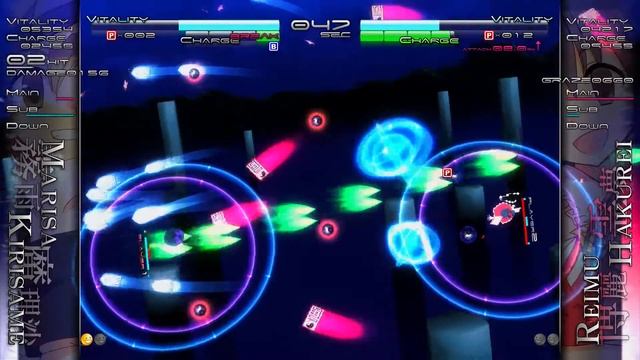 Touhou Genso Rondo: Bullet Ballet - Walkthrough |Story Marisa Kirisame| смотреть онлайн