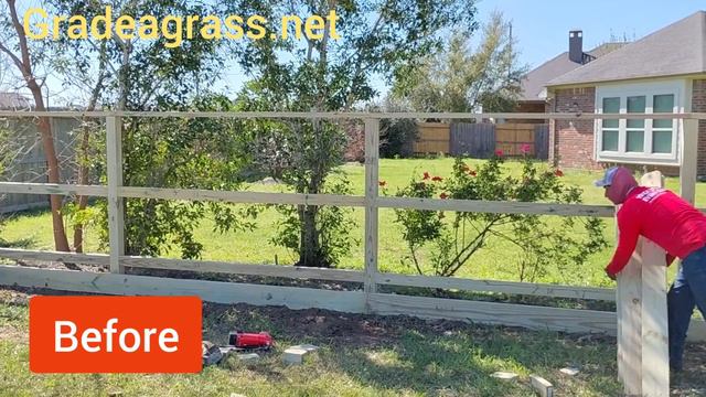 Wood Fence Install / Repair📷 (Before & After) смотреть онлайн