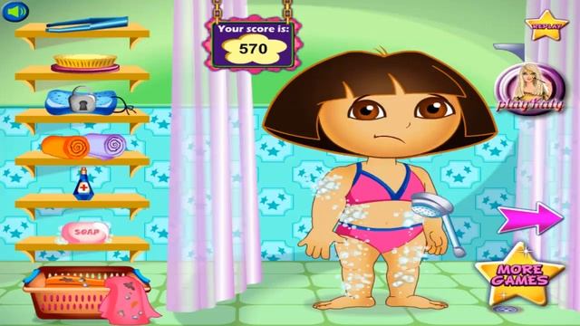 Dora The Explorer Game - Messy Dora Game Play - Dora Games For Kids