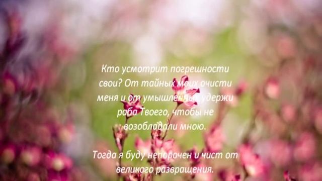 Слово Божье - Псалом 18, 19 Закон Господа совершен! смотреть онлайн