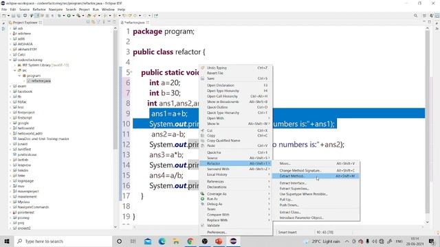 CODE REFACTORING IMPLEMETNATION смотреть онлайн