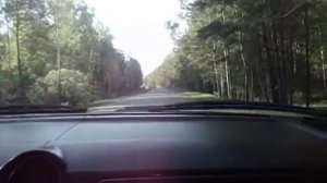 Поездка на Мерседесе 123 в деревню.