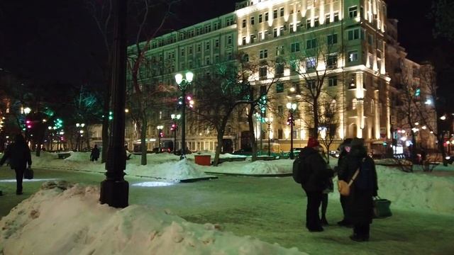 Тверской бульвар Новогодняя Москва 2022 смотреть онлайн
