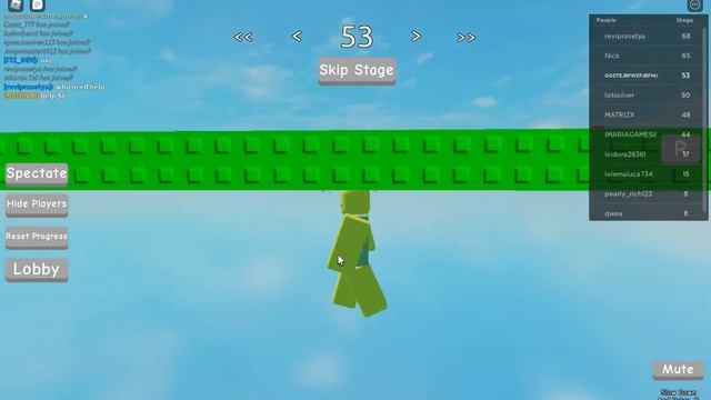 roblox TROLL Jump Per Difficulty Chart Obby Stage 53 смотреть онлайн