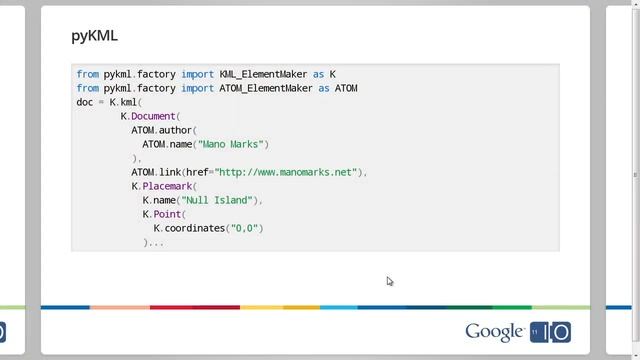 Google I/O 2011: High Performance KML for Maps and Earth смотреть онлайн