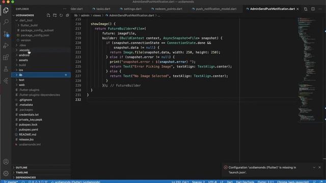 Configuration 'appname Flutter' is missing in 'launch json' смотреть онлайн