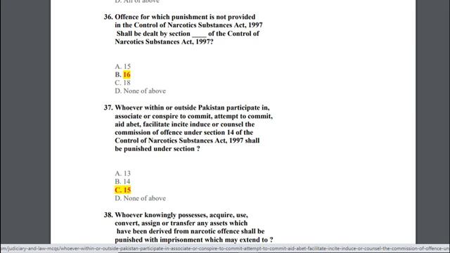 ANF Departmental Questions Solved (ANF ACT 1997 QUESTION) смотреть онлайн