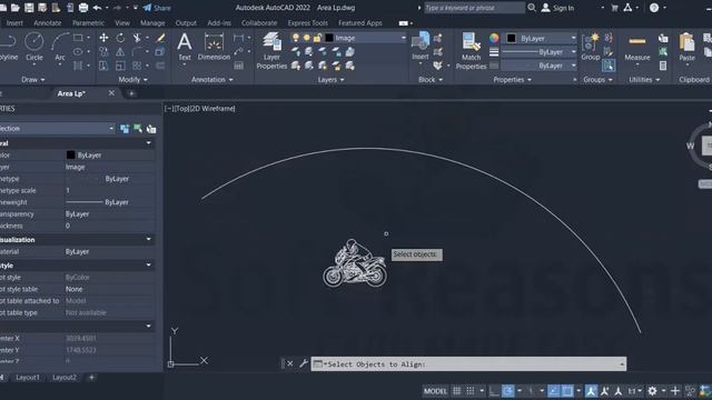 How to move and align object like car and motorcycle along a curve part in AutoCAD with AutoLISP смотреть онлайн
