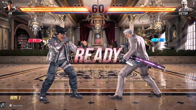Tekken 8 : Aggressive Fight , Jin Vs Crazy Victor ( 4k - 60 Fps ) #tekken8 смотреть онлайн
