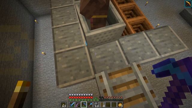 Minecraft 1.15.2 Survival Let's Play #14 - Easiest Iron Farm смотреть онлайн