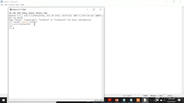 Lambda or Anonymous Function Example in Python смотреть онлайн