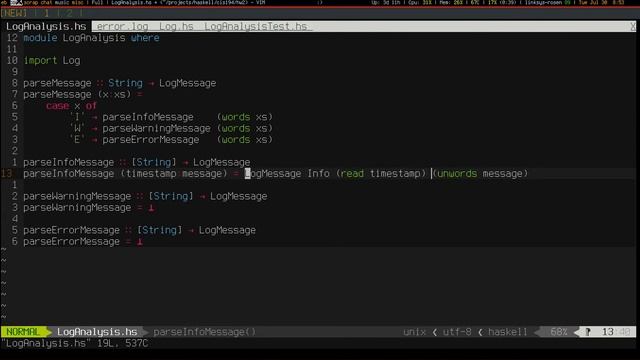 Beginner Haskell Exercises - Log File Parsing 2/10 смотреть онлайн