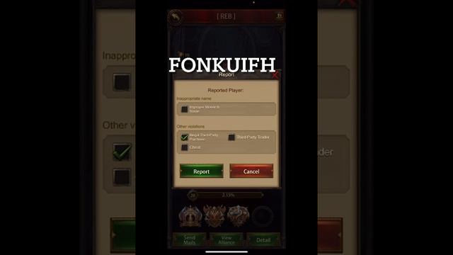 Evony- spam report the cheat button смотреть онлайн