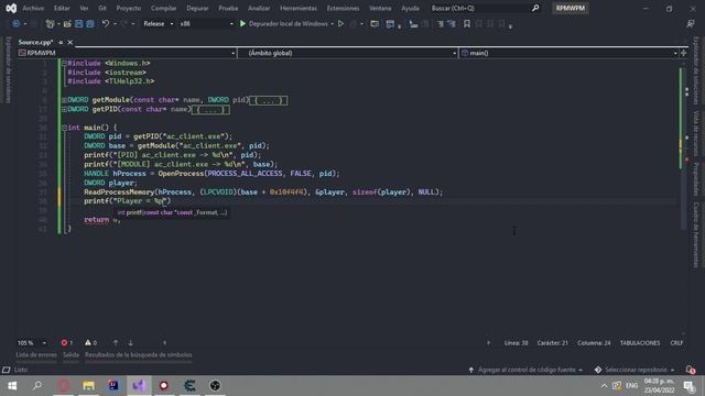 ReadProcessMemory & WriteProcessMemory | Game Hacking смотреть онлайн