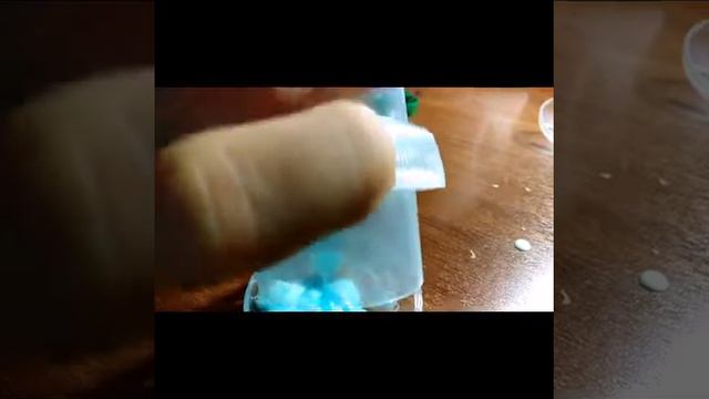 Сделала лизун (слайм) с конфетти /голубой /из Персила (колор гель) смотреть онлайн