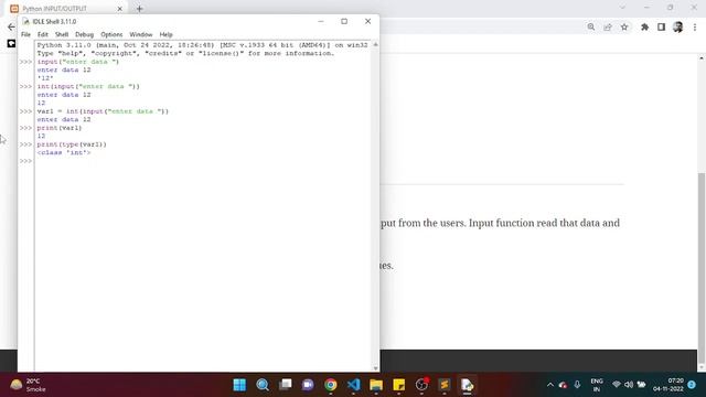 Python Input/Output | Python Tutorial for Beginners | Part-3 смотреть онлайн