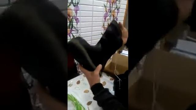 Отзыв о товаре "Монголки мужские натуральные короткие черные, войлочная подошва" Унты России смотреть онлайн