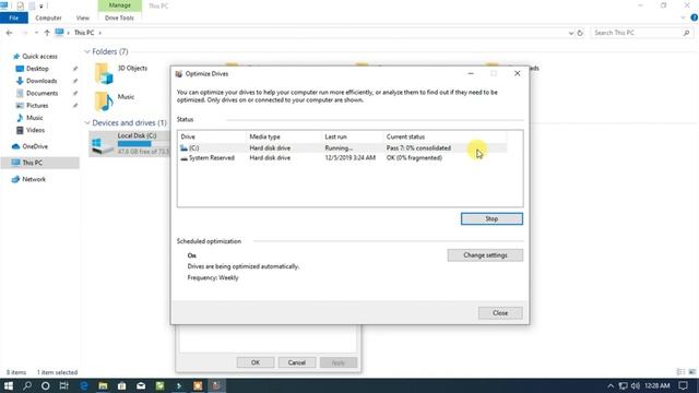 Error checking Optimize and defragment drive смотреть онлайн