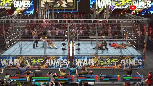 The New Day vs. Braun Strowman & Ricochet & Dolph Ziggler - WWE WARGAMES 2023 смотреть онлайн