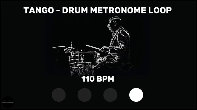 Tango | Drum Metronome Loop | 110 BPM смотреть онлайн