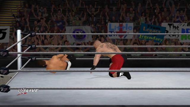 WWE 13 Cody Rhodes vs Brock Lesnar | Wii Dolphin emulator смотреть онлайн