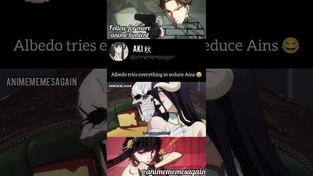 Albedo tries to seduce Ainz again ? смотреть онлайн