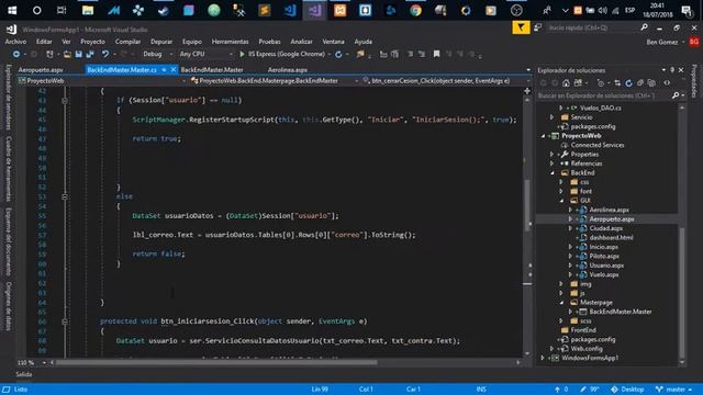Login con sesiones Usuario y contraseña ASP.NET Parte 2 смотреть онлайн