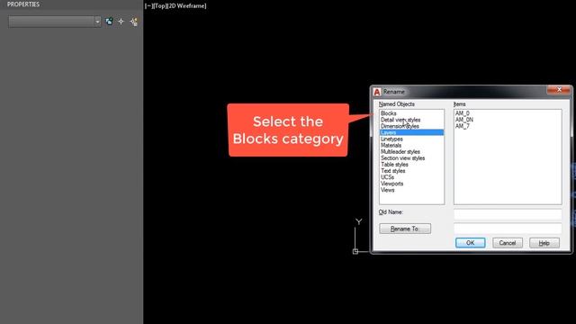 How to rename a block in Autodesk Autocad смотреть онлайн