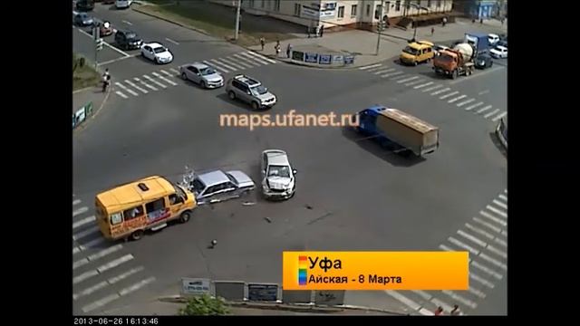 г.Уфа, ул. Айская - 8 Марта 26.06.2013 г. смотреть онлайн