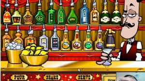 Играю во флеш игру Бармен