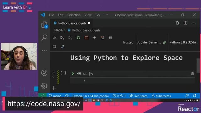Using Python to Explore Space | Learn with Dr G смотреть онлайн