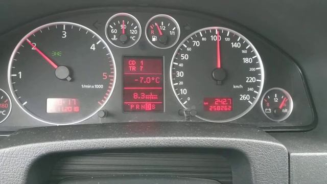 Расход топлива AUDI A6 2.5 (180kw) allroad 100 км/ч смотреть онлайн