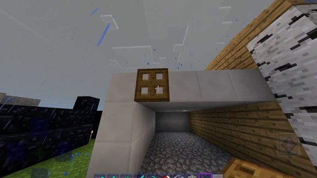 построили гараж к дому в Minecraft /часть #гараж#постройки#майн смотреть онлайн