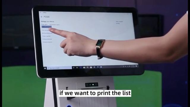 BVS 15.6 inch P-cap touch screen pos system смотреть онлайн