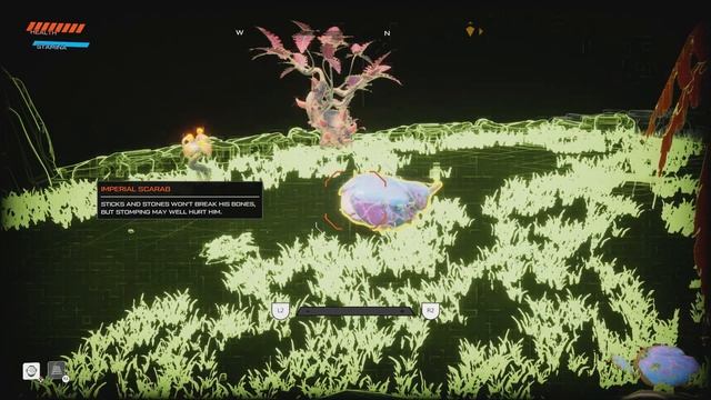 Journey To The Savage Planet - Unlock Xerophilous Landing: Imperial Scareb, Collect Mats (2020)