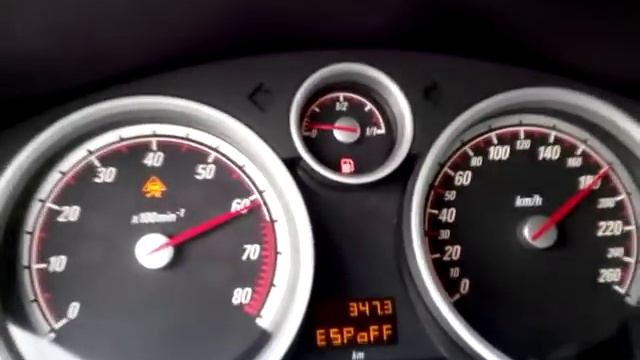 2007 Opel Astra GTC 1.6 Turbo 180hp (Z16let) Stock 0-100 Km 6.8 Sec.