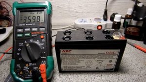 Как восстановить аккумулятор типа 12В 7,2Ач от APC Back-UPS ES 400